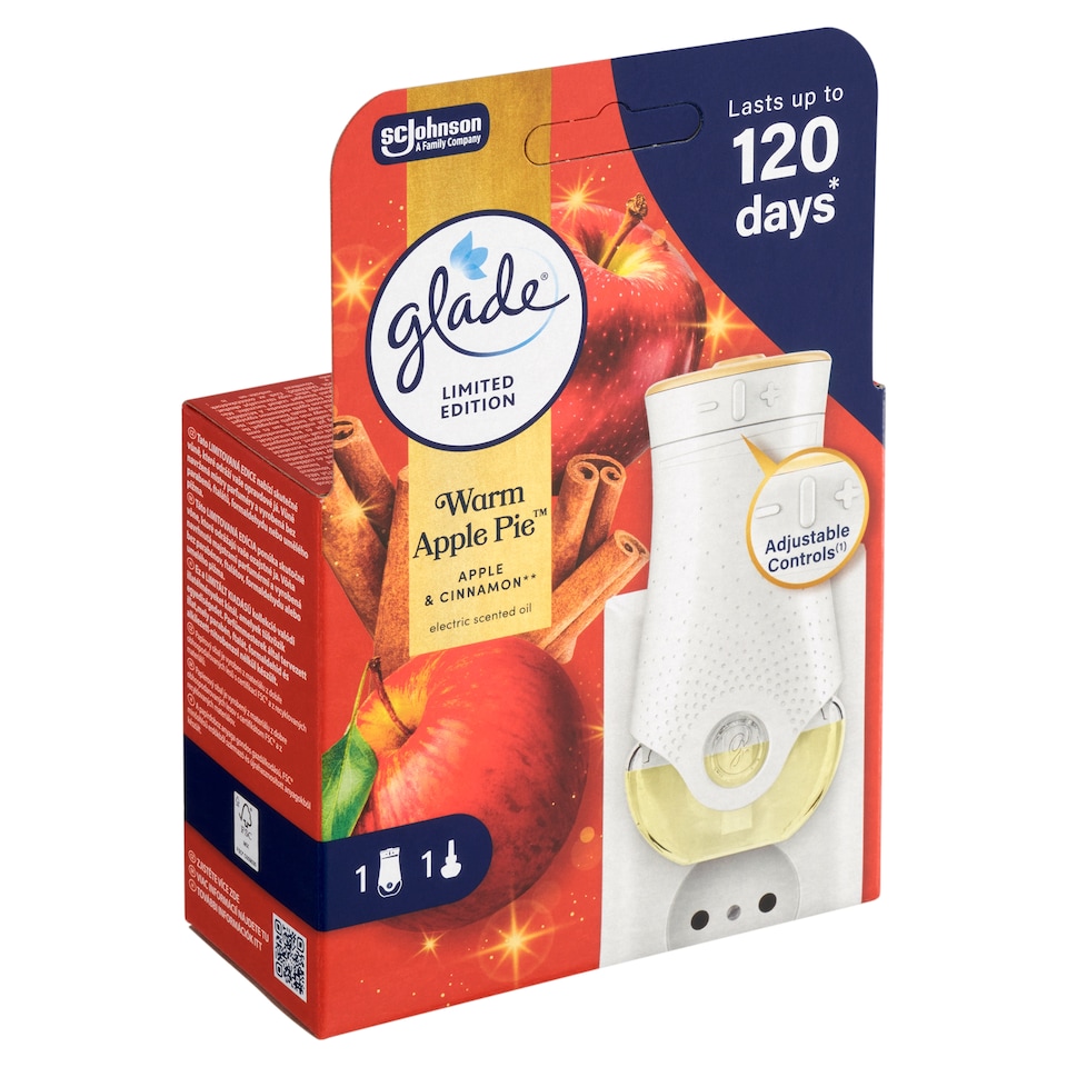 Obrázek 1 pro produkt Glade Warm Apple Pie elektrický tekutý osvěžovač vzduchu 20ml