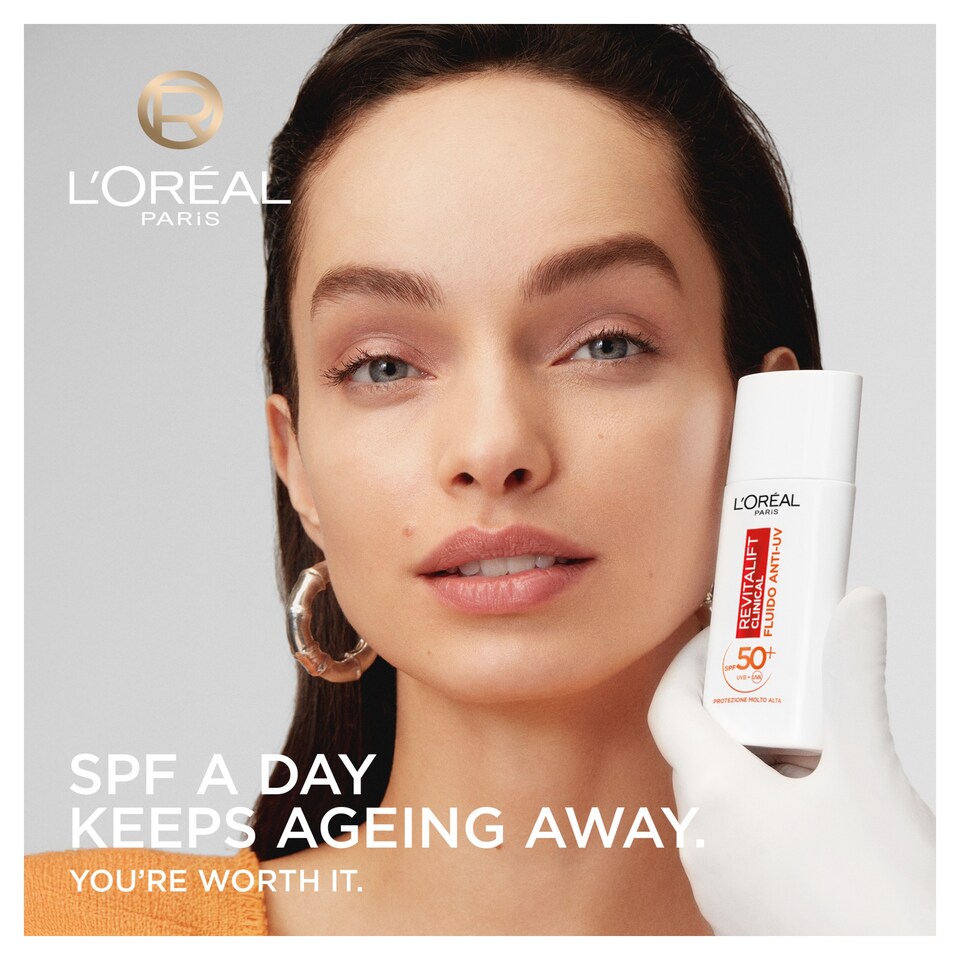 image 1 of L'Oreal Paris Revitalift Clinical Anti-UV Fluid SPF50+ 50ml