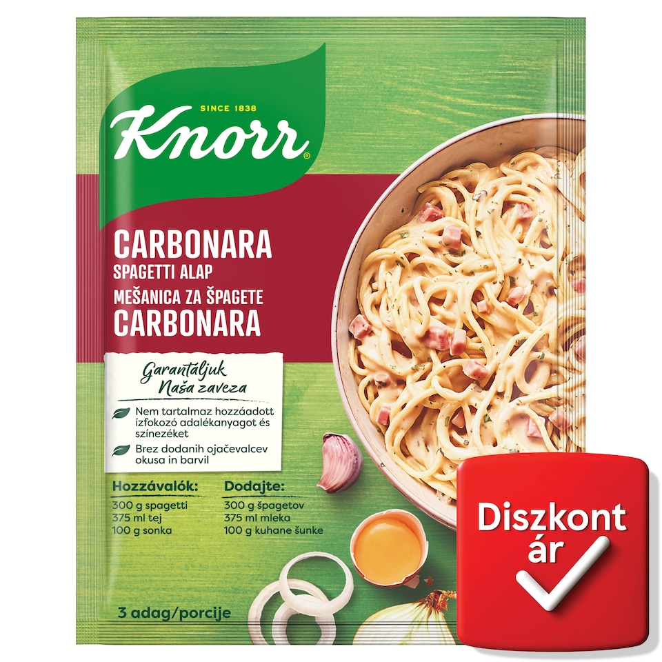 Knorr carbonara spagetti alap 36 g