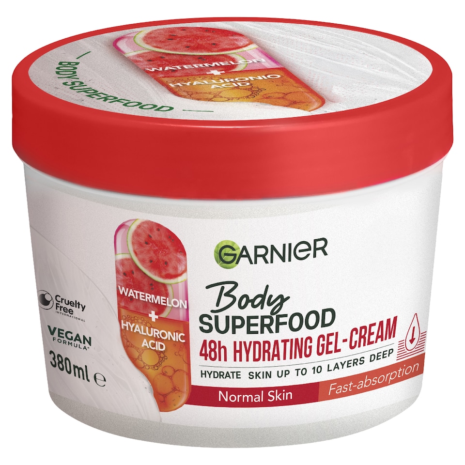 image 1 of Garnier Body Superfood Watermelon Body Cream 380Ml