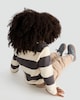 image 3 of F&F Boys Stripe Print Teddy Bear Rugby Jumper in Grey
