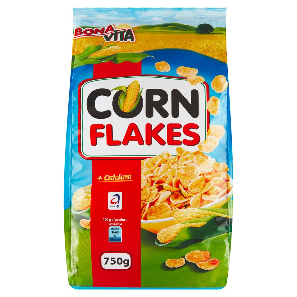 Bona Vita Corn Flakes kukuřičné lupínky 750g