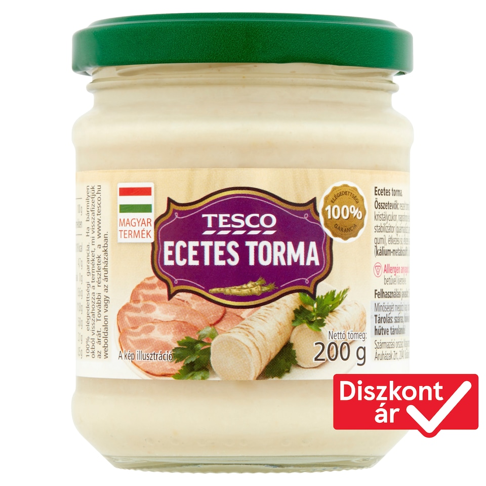 Tesco ecetes torma 200 g