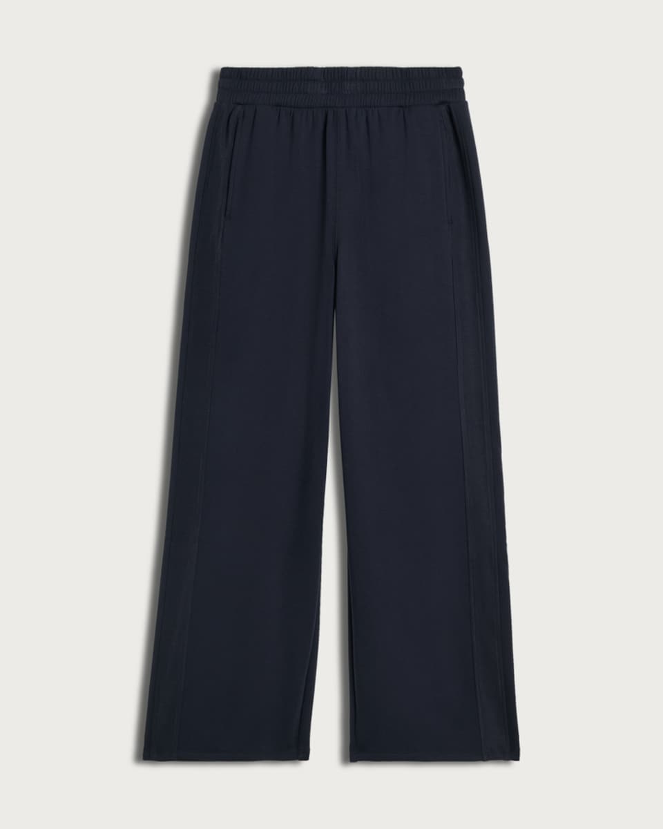 F&F Wide Leg Co-ord Joggers in Navy