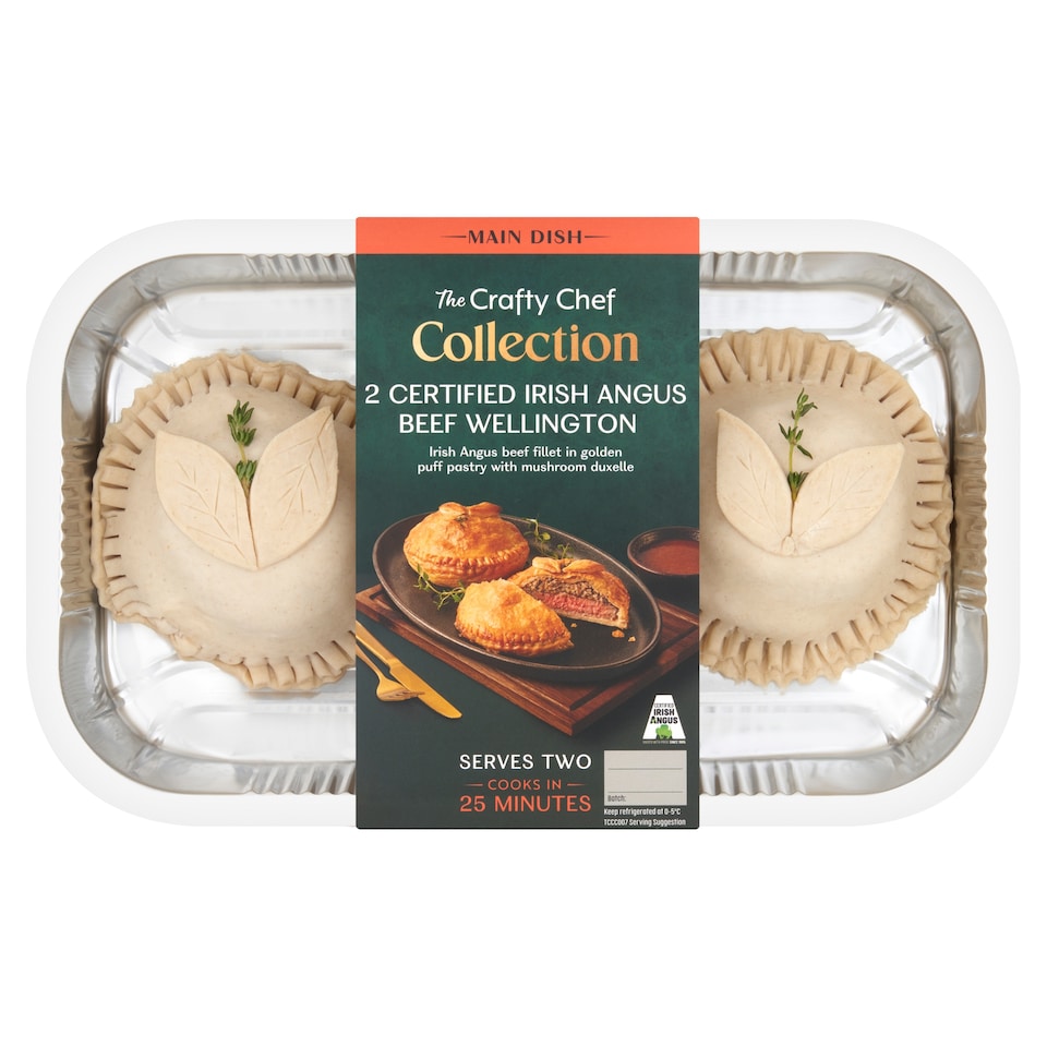 The Crafty Chef Collection 2 Certified Irish Angus Beef Wellington ​422g