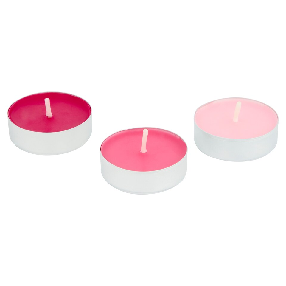 image 1 of Tesco Scented Rhubarb & Elderberry Tealights 27Pk
