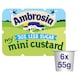 image 1 of Ambrosia Mini Custard 30% Less Sugar 6S 330G