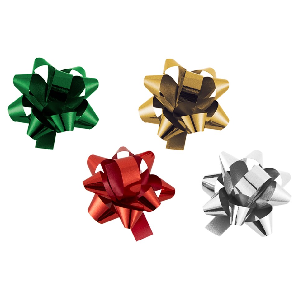 Tesco 50 Pack Assorted Bows