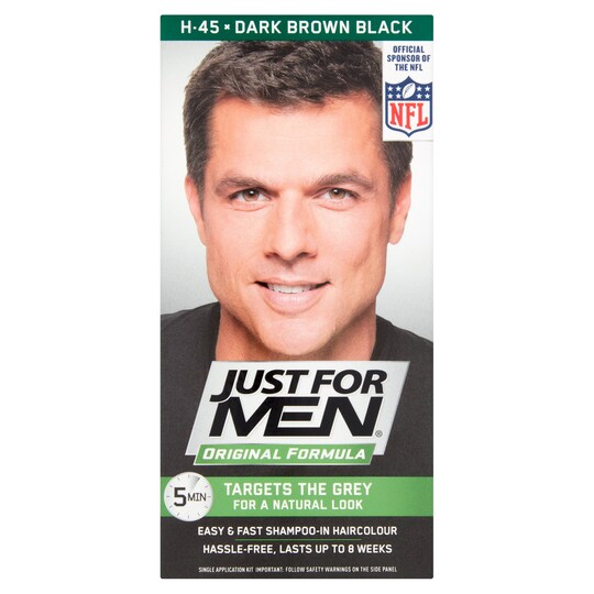Just For Men Hair Colourant Dark Brown Black Tesco Groceries
