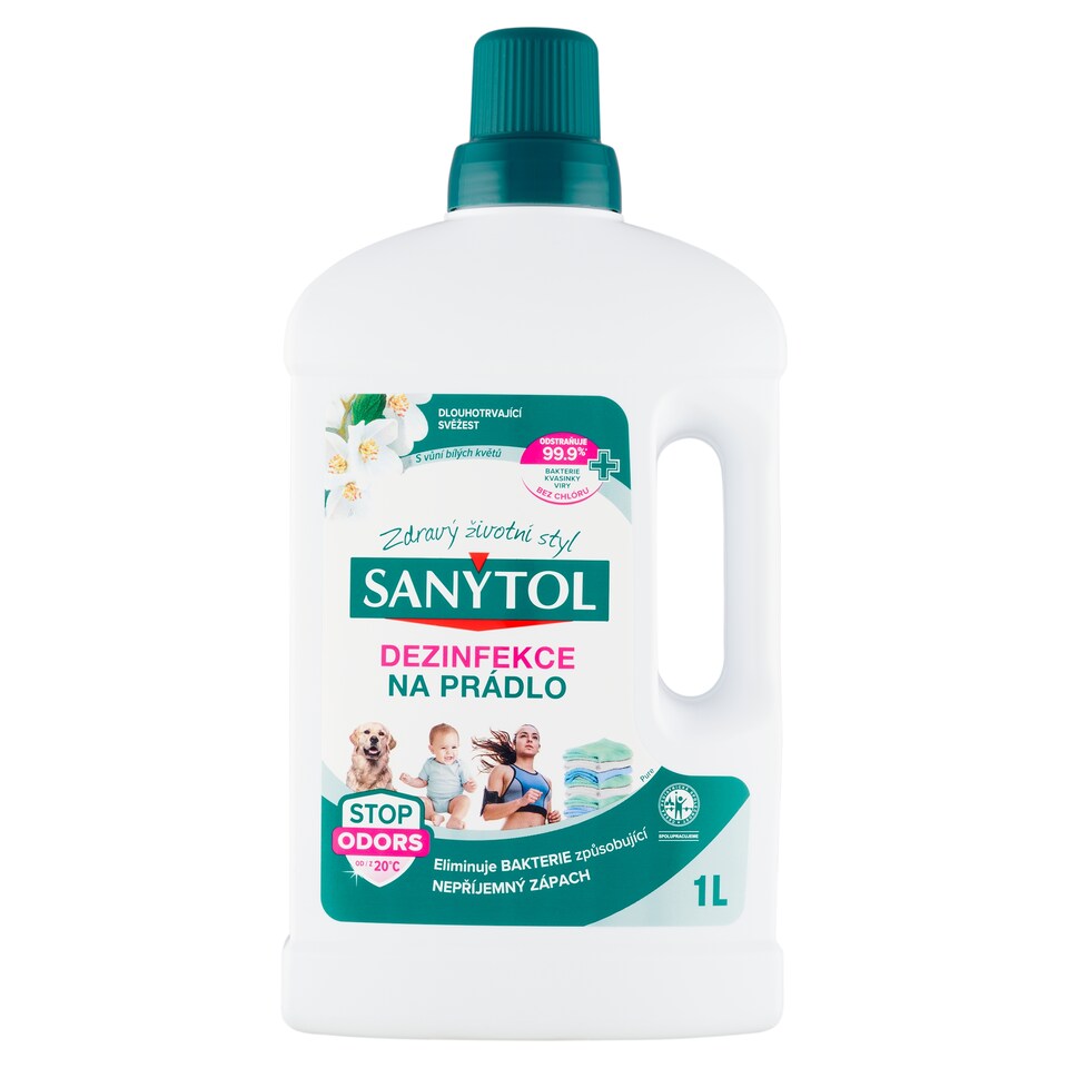 image 1 of Sanytol Disinfectant for Linen with the Scent of White Flowers 1L