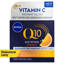 Nivea Q10 Energy Energizujúci nočný krém proti vráskam 50 ml