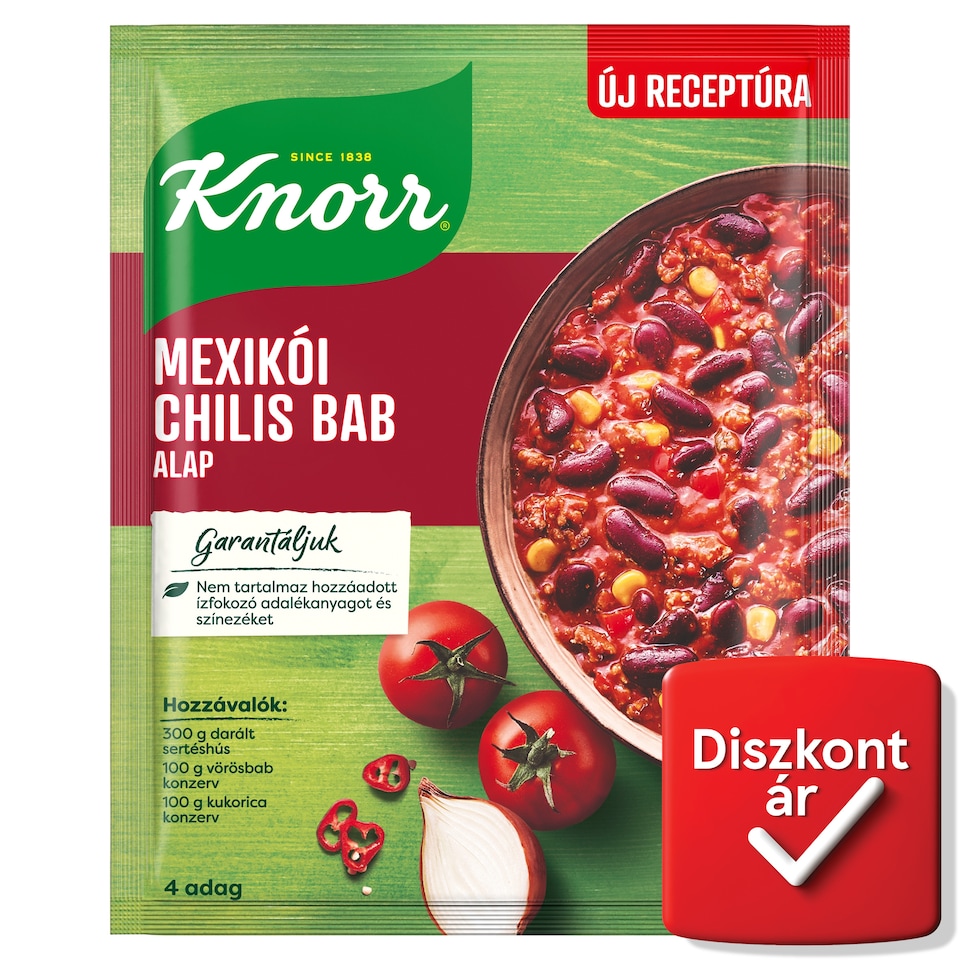 Knorr mexikói chilis bab alap 50 g