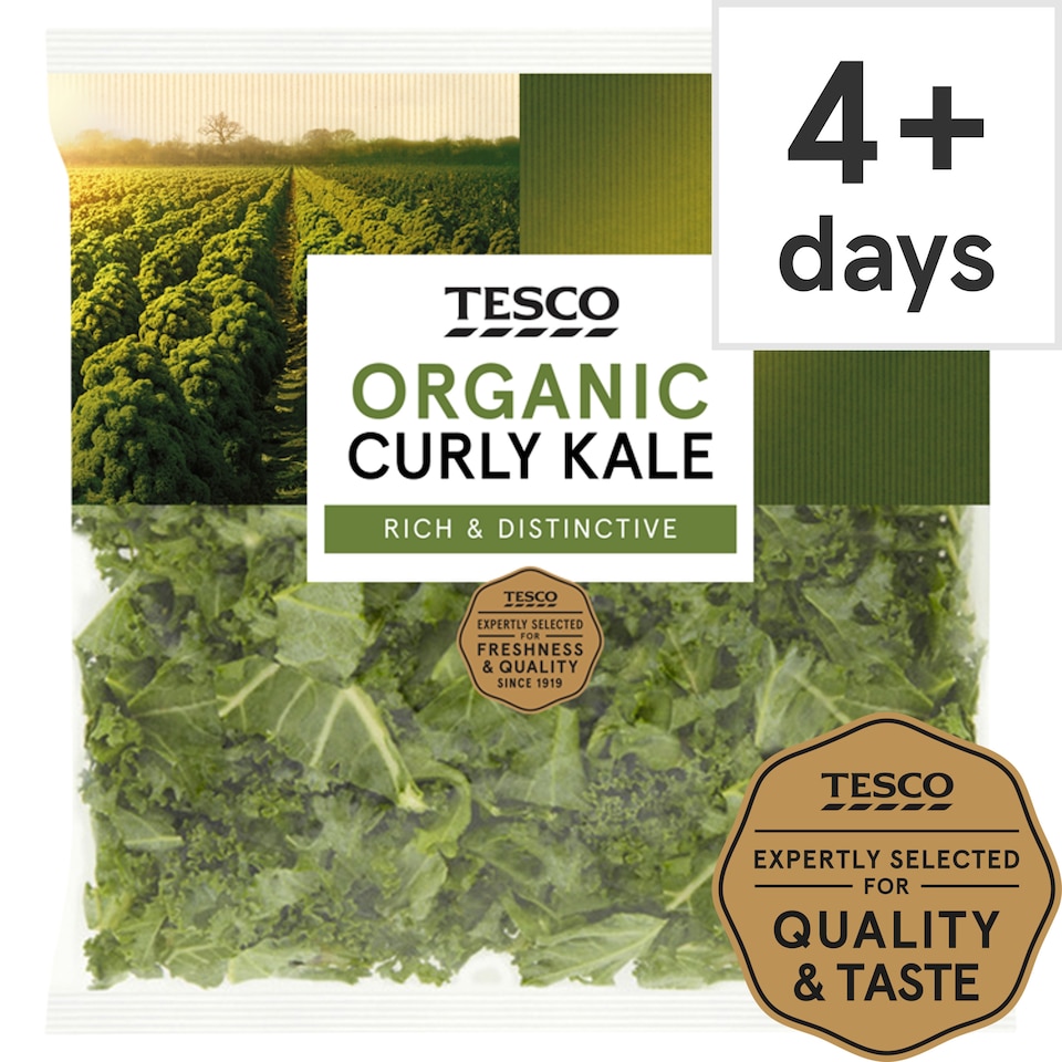 image 1 of Tesco Organic Curly Kale 200G
