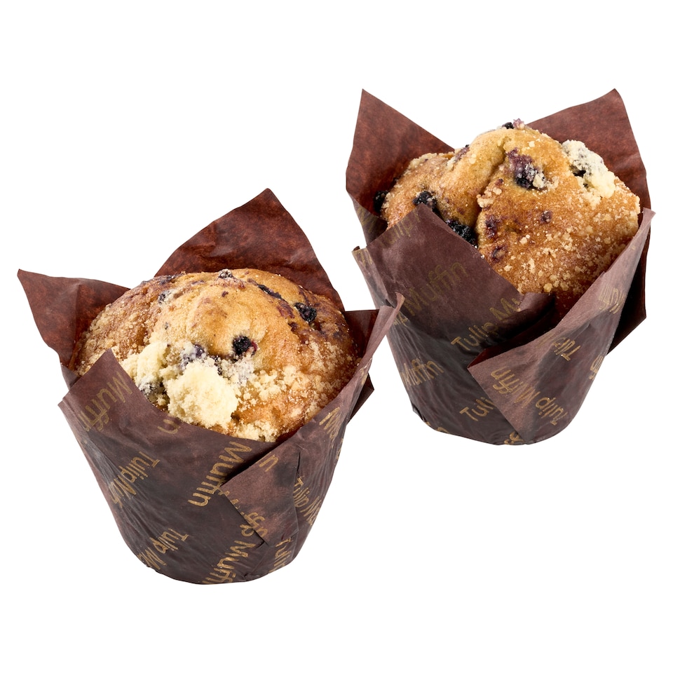 image 1 of Tesco Blueberry Muffin 100g