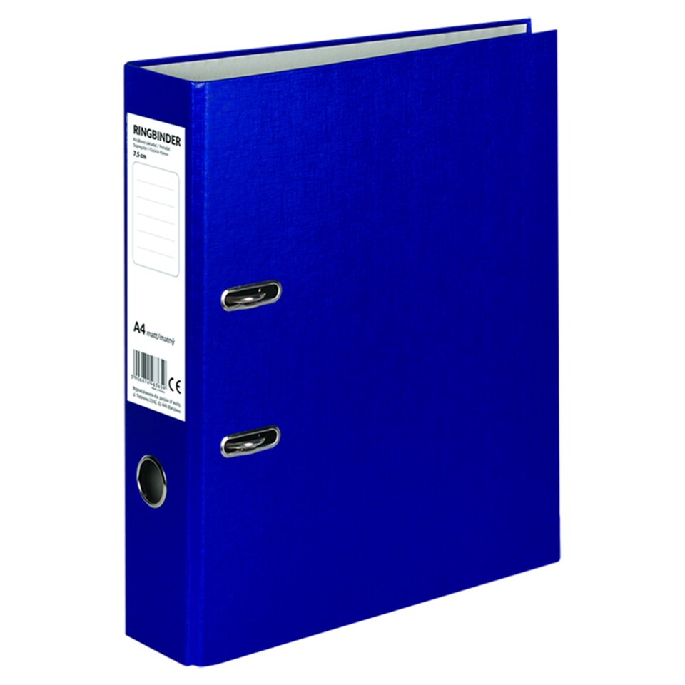 Blue Ring Binder A4 Matt 7,5 cm