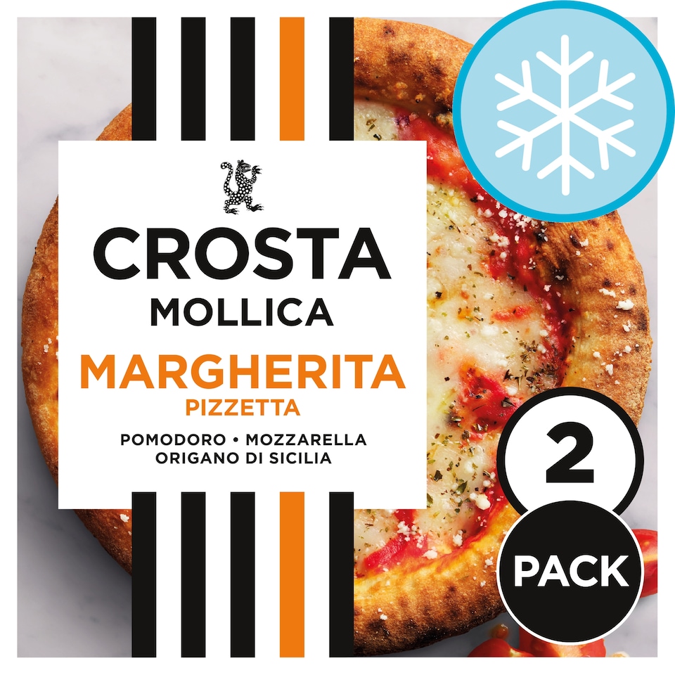 image 1 of Crosta & Mollica Margherita Pizzetta 2 x 218g
