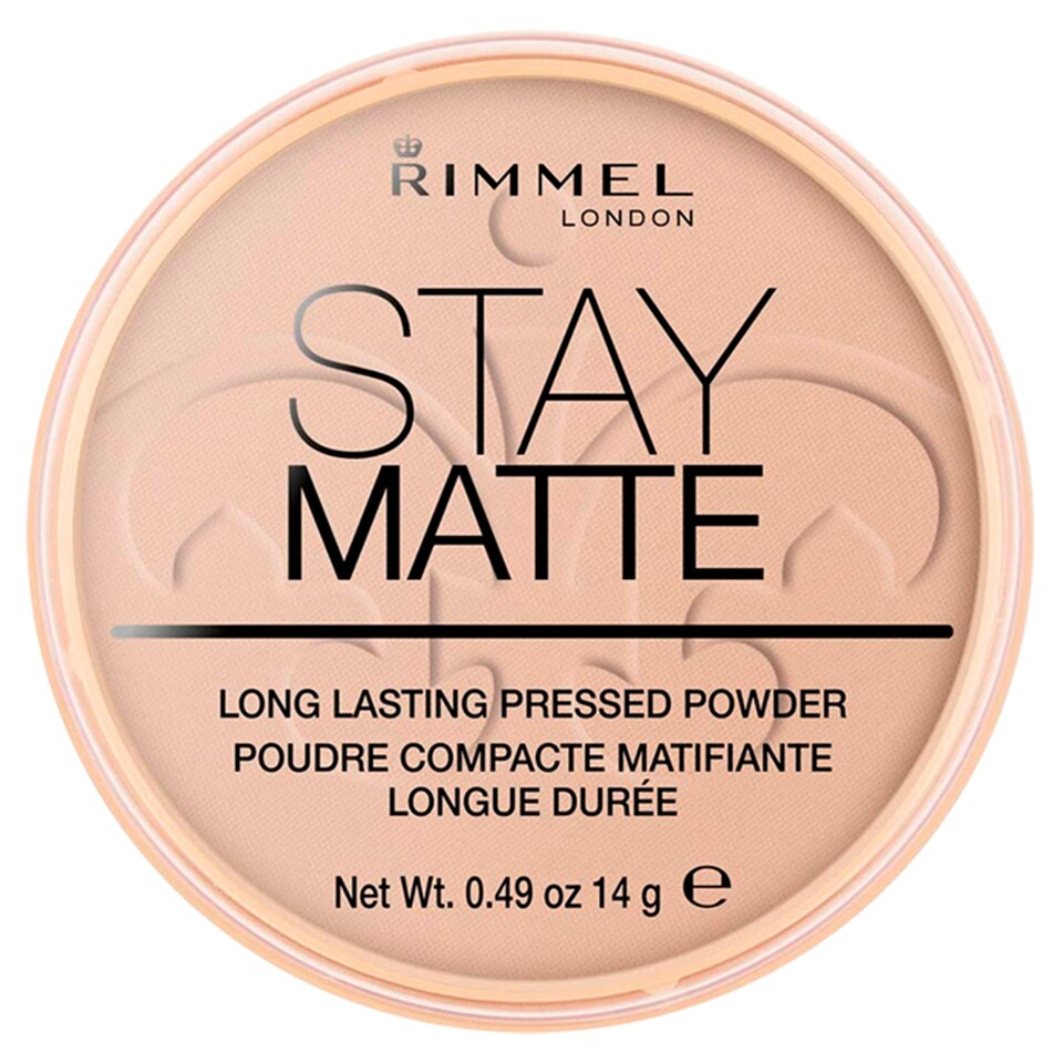 image 1 of Rimmel New Stay Matte Pressed Powder Silky Beig