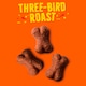 image 4 of Wagg Three Bird Roast Dog Treats Clip Strip 100g