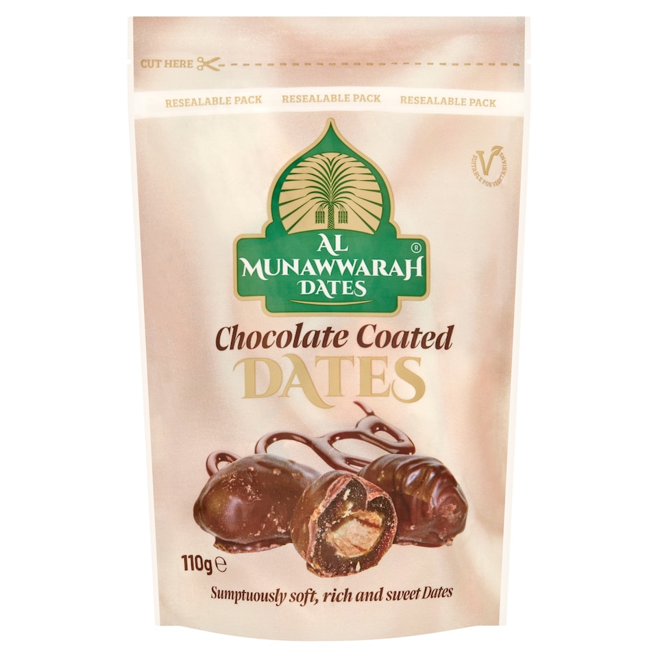 Al MUNAWWARAH CHOCOLATE COATED DATES 110G