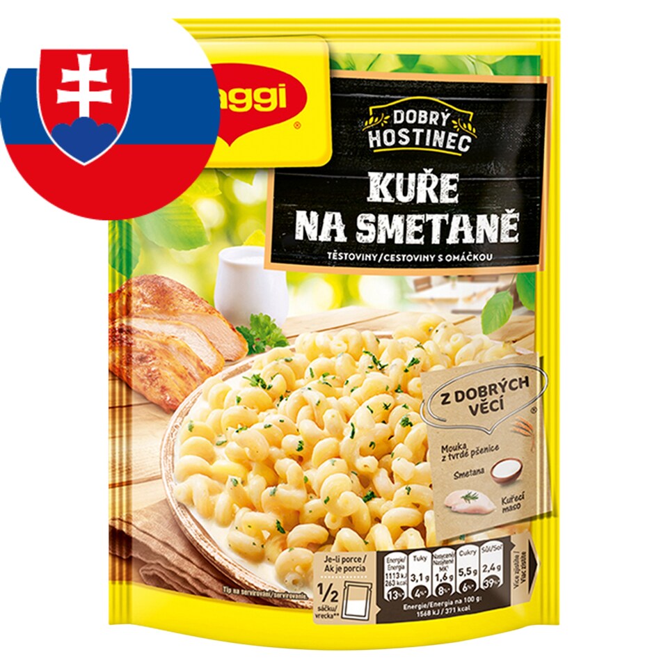MAGGI Dobrý Hostinec Chicken in Cream, Pasta with Sauce Bag 142 g