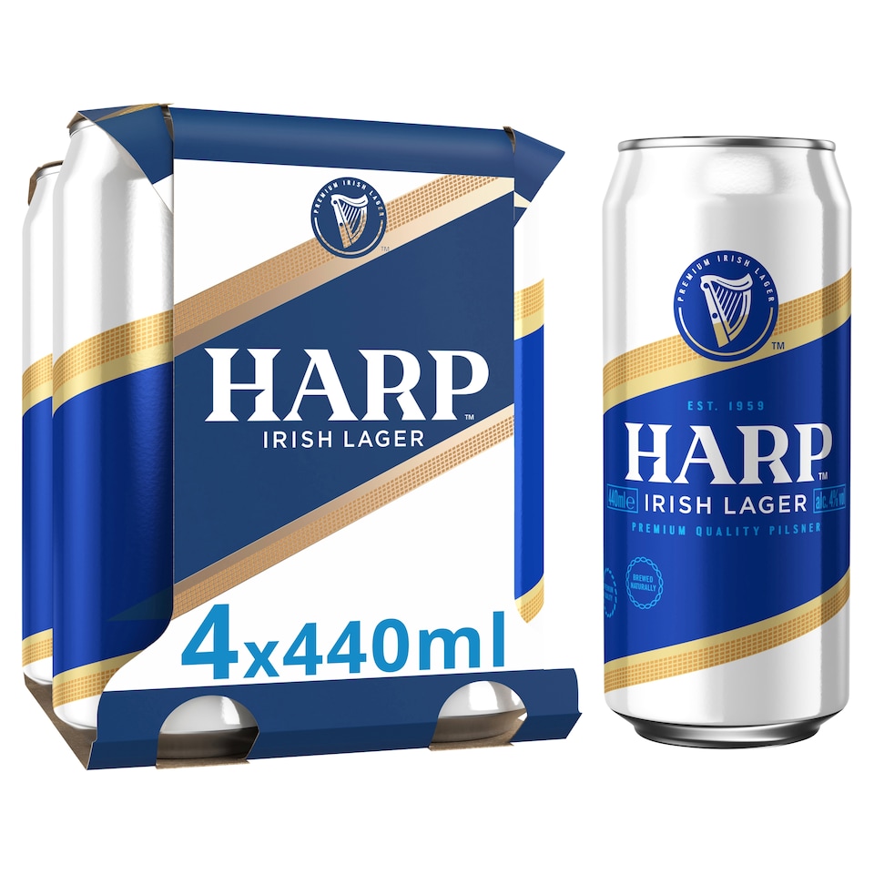 Harp 4X440ml Northern Ireland
