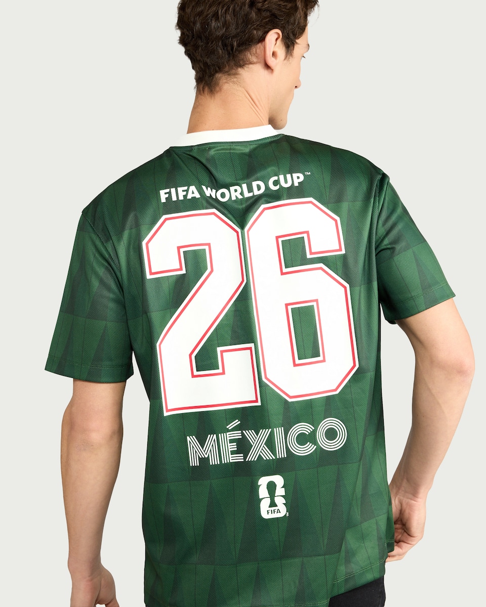 image 1 of Mexico Fifa World Cup T-shirt in Green