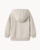 image 4 of F&F Boys Cotton Rich Zip Up Hoodie in Stone