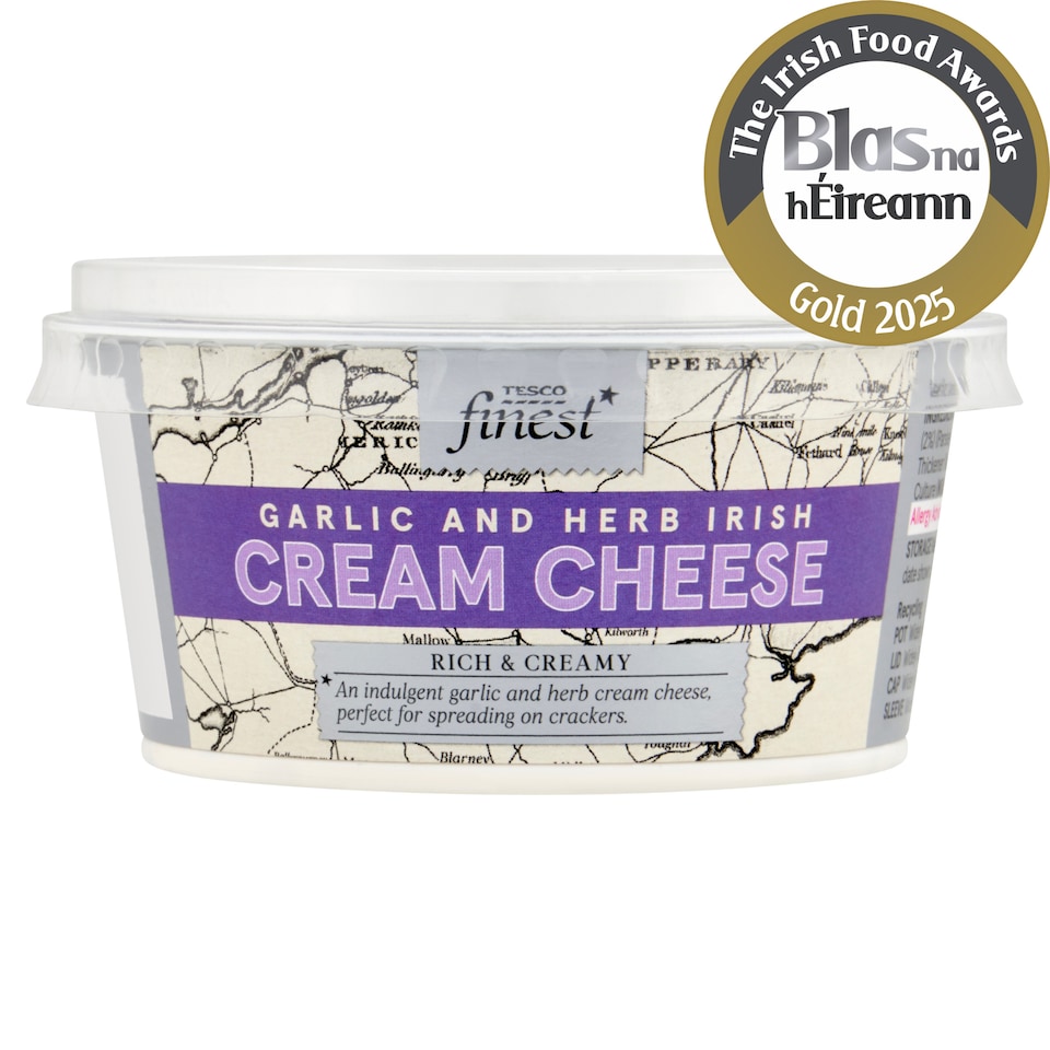 Tesco Finest Herb and Garlic Cream Cheese 180g