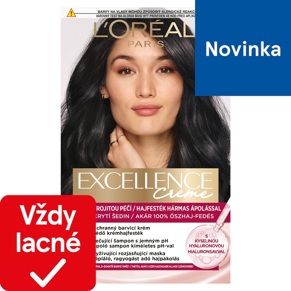 L'Oréal Paris Excellence Creme Hair Color 1 Black