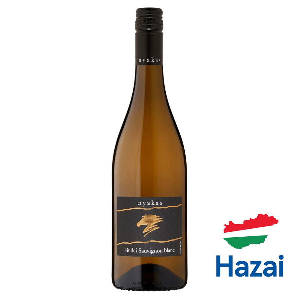 Nyakas Budai Sauvignon Blanc száraz fehérbor 14% 750 ml   1. kép