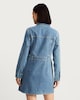 image 4 of F&F Pure Cotton Denim Utility Mini Dress in Blue