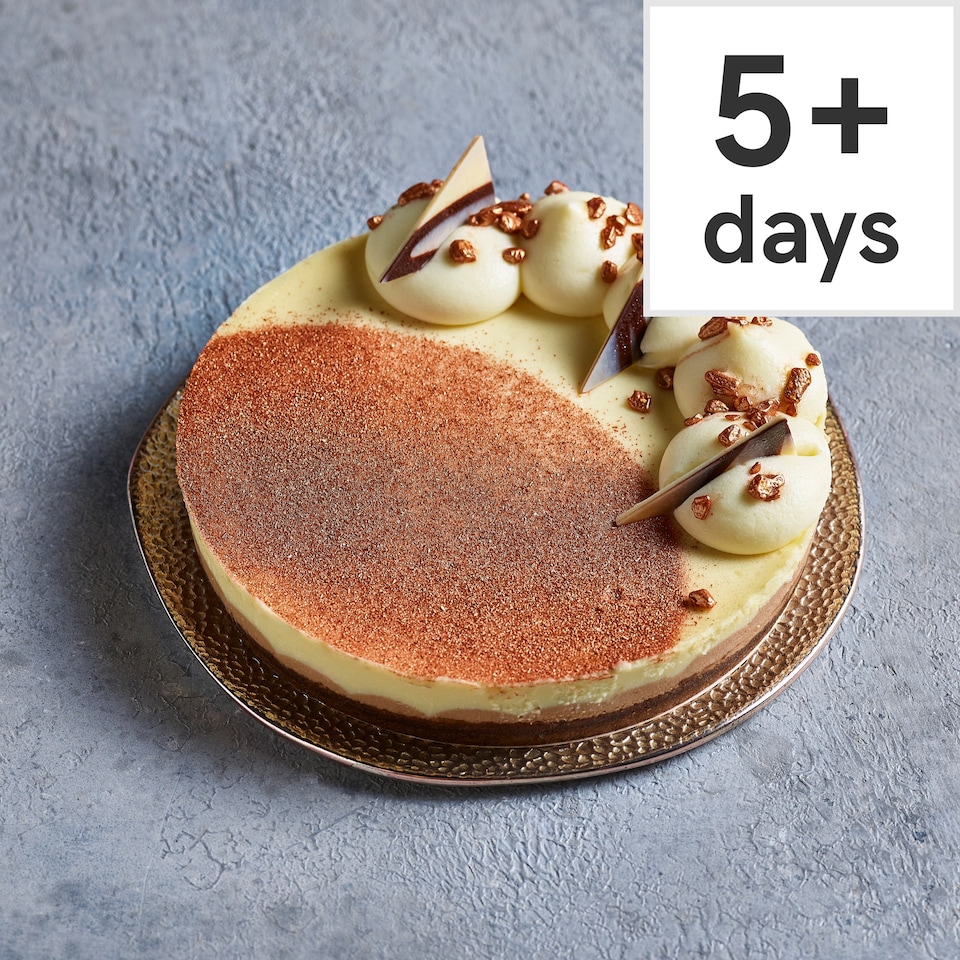 79. Tesco Finest Triple Chocolate Ombre Cheesecake 710g (Serves 8)