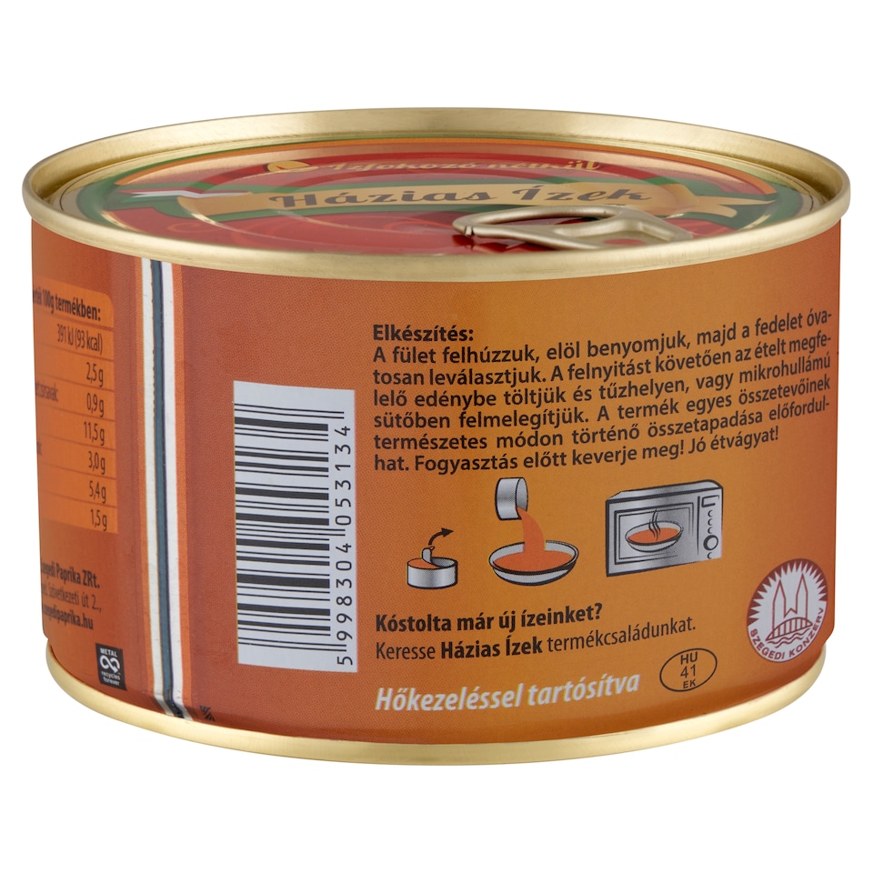 Házias Ízek chilis bab darált marhahússal 400 g