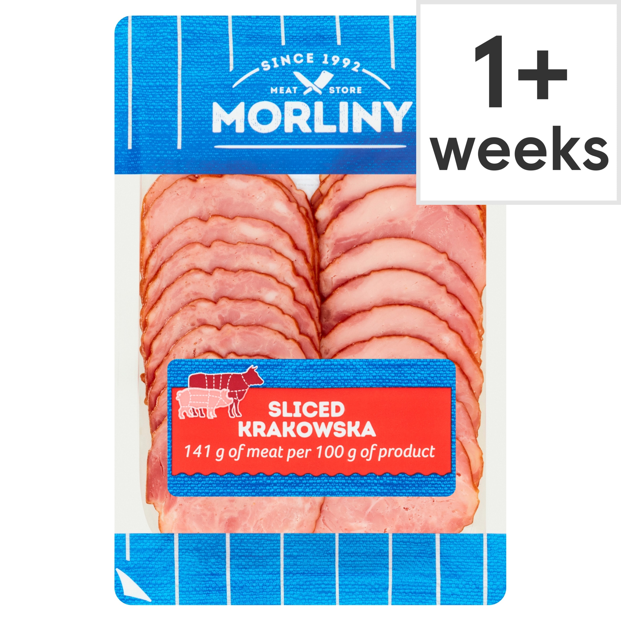 Morliny Krakowska Sausages Slices 80G