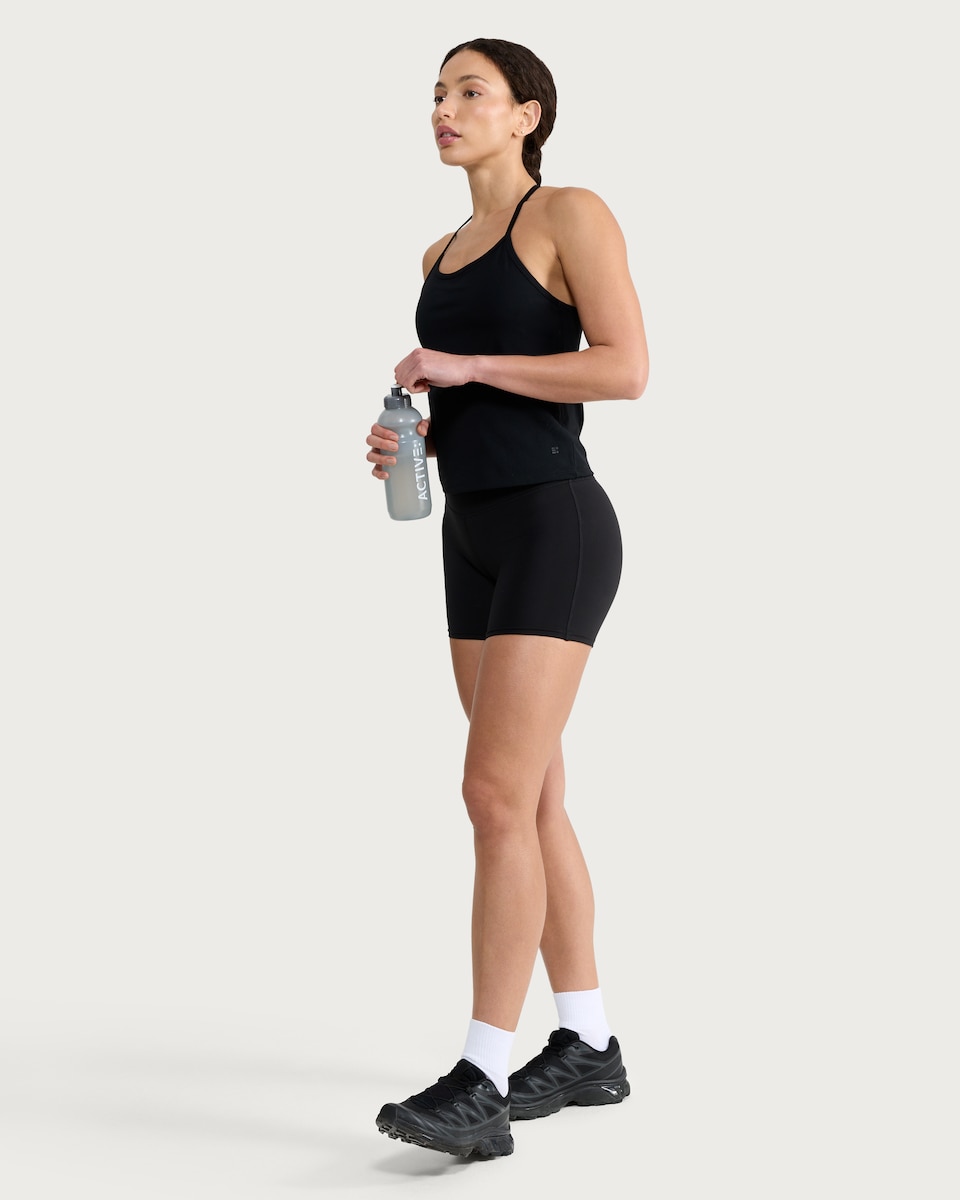image 1 of F&F Active EVERYHOUR High Waisted Cycling Shorts in Black