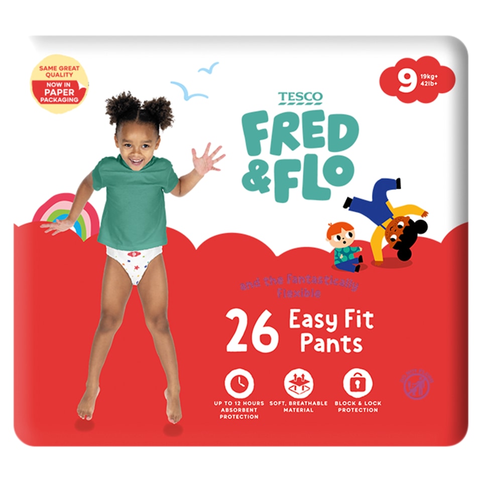 Fred & Flo 26 Easy Fit Nappy Pants Size 9