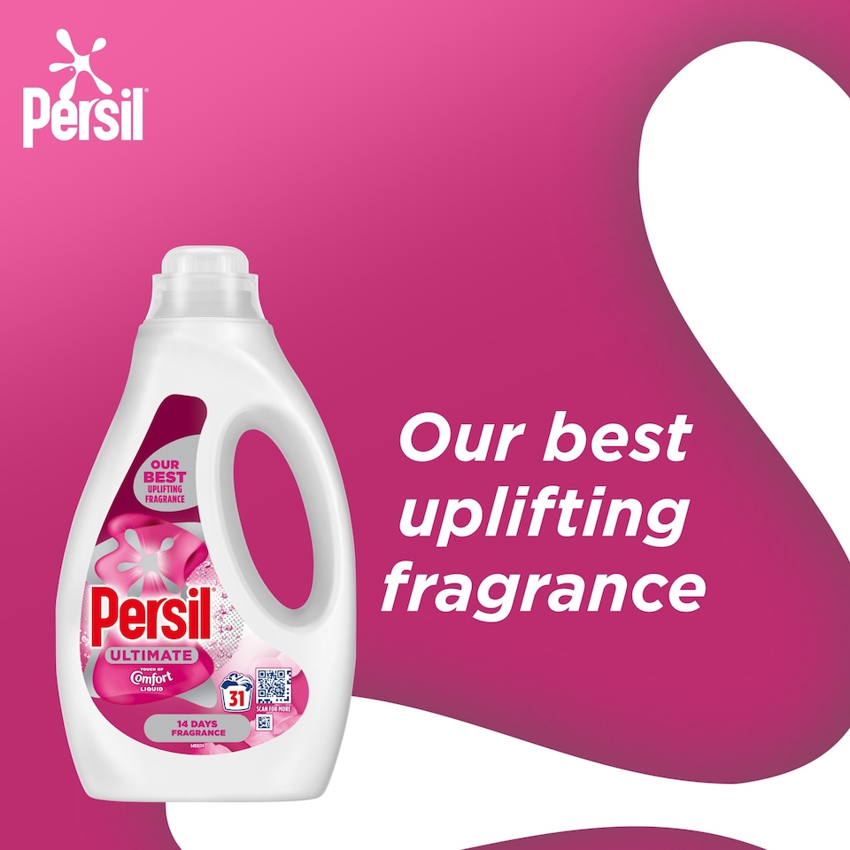 image 1 of Persil Ultimate Touch of Comfort Laundry Washing Detergent 31 Washes 837ML