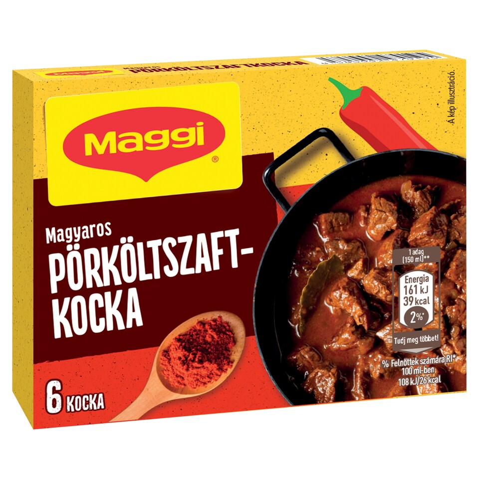Maggi magyaros pörköltszaftkocka 6 x 10 g (60 g)
