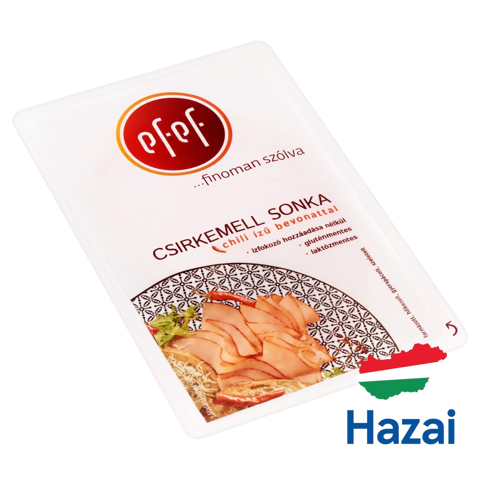 eFeF szeletelt csirkemell sonka chili ízű bevonattal 100 g
