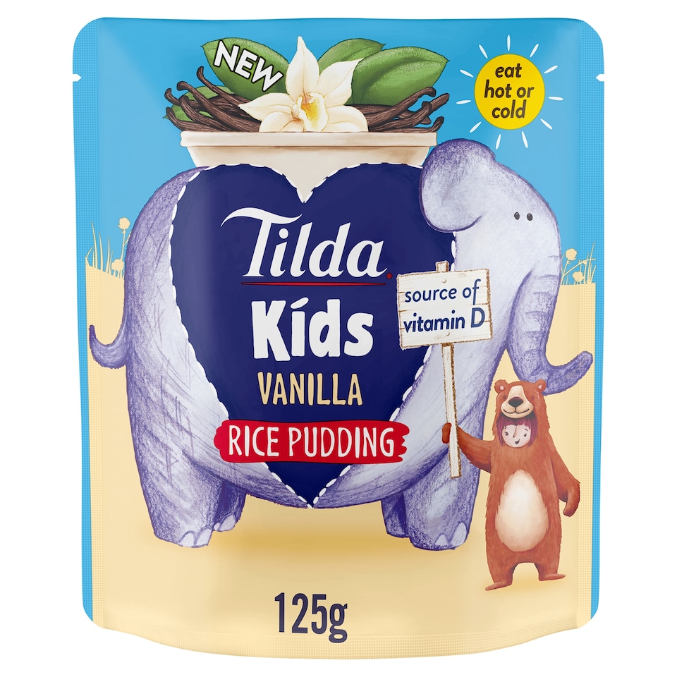 image 1 of Tilda Kids Vanilla Rice Pudding 125g