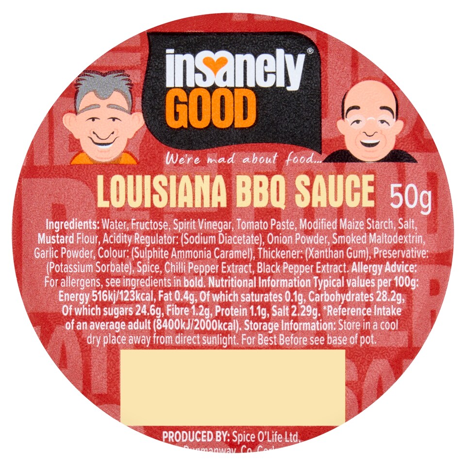 Insanely Good Louisiana BBQ Sauce Dip Pot 50g