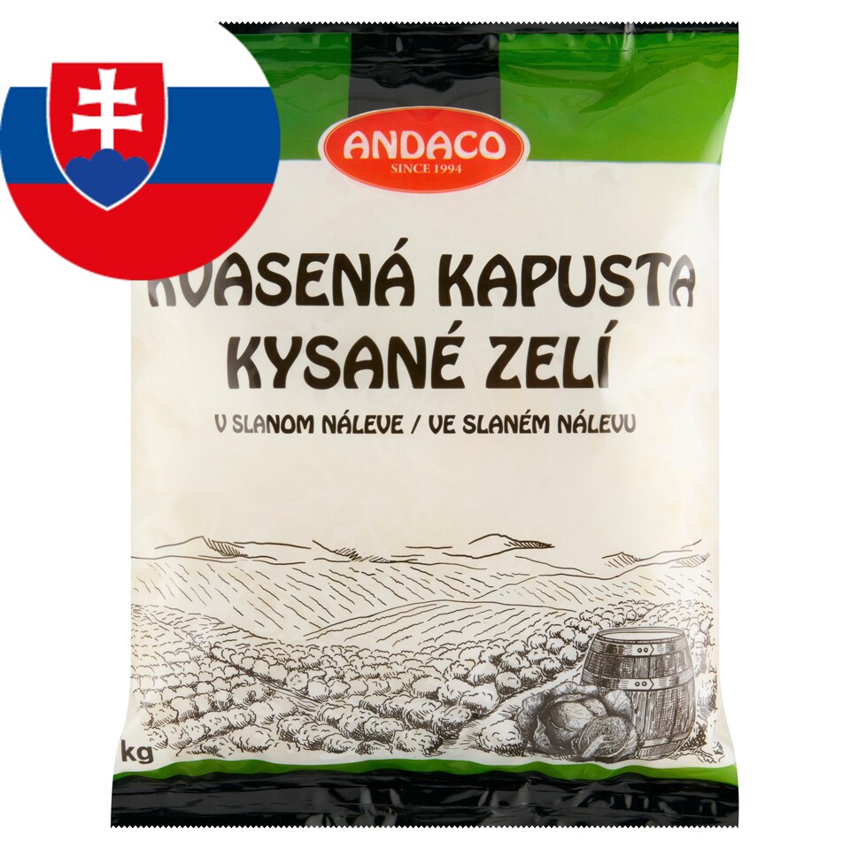 image 1 of Andaco Fermented Cabbage in Brine 1 kg