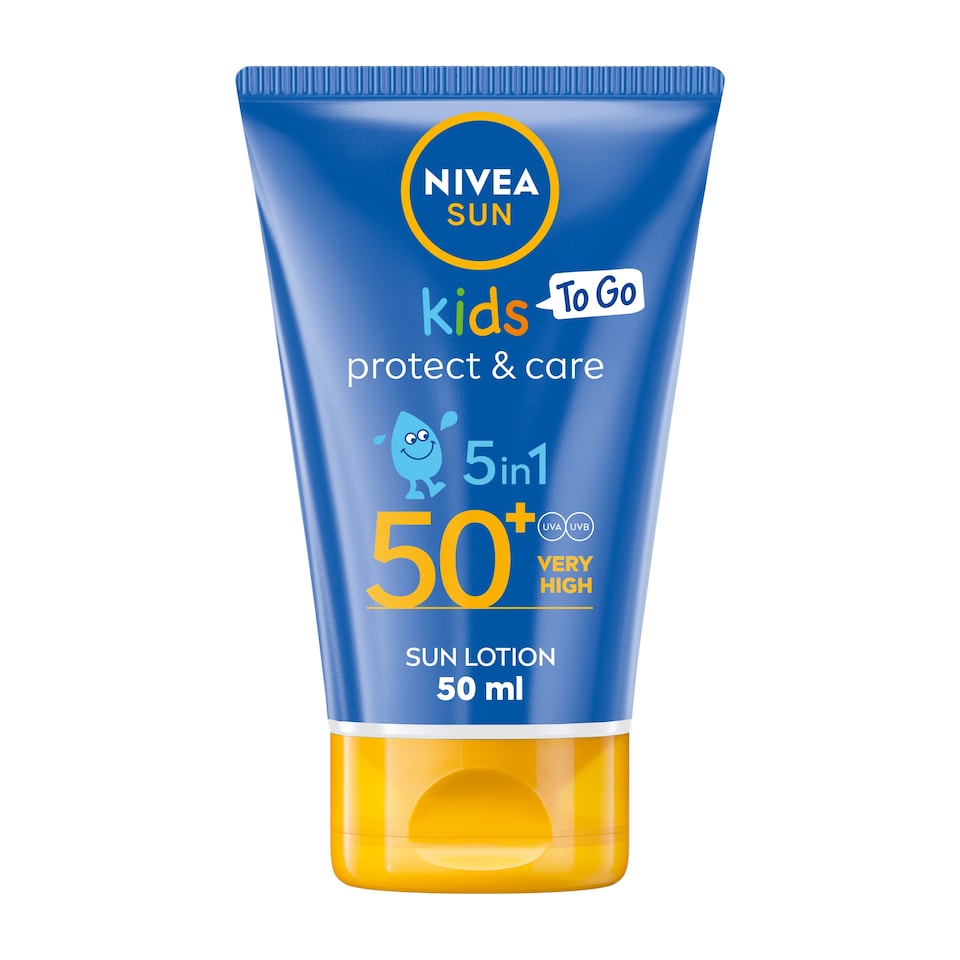 image 1 of NIVEA SUN Kids Protect & Care Sun Cream Lotion SPF50+ 50ml