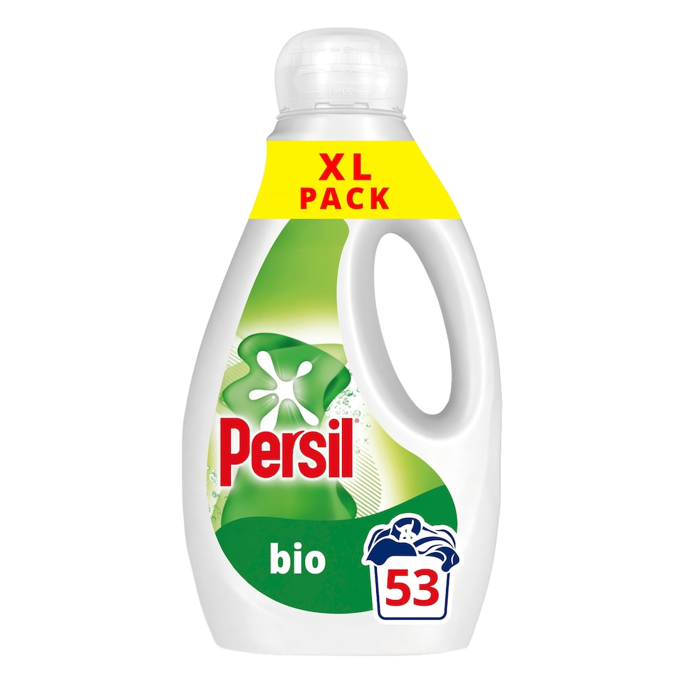 image 1 of Persil Biological Laundry Detergent Liquid 53W 1431Ml