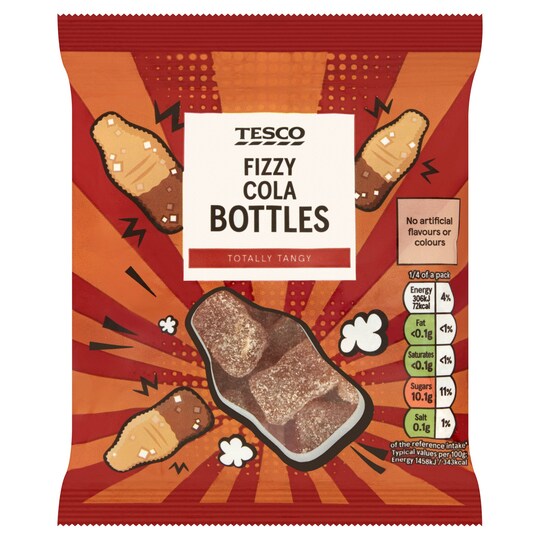 Tesco Fizzy Cola Bottles 85G Tesco Groceries