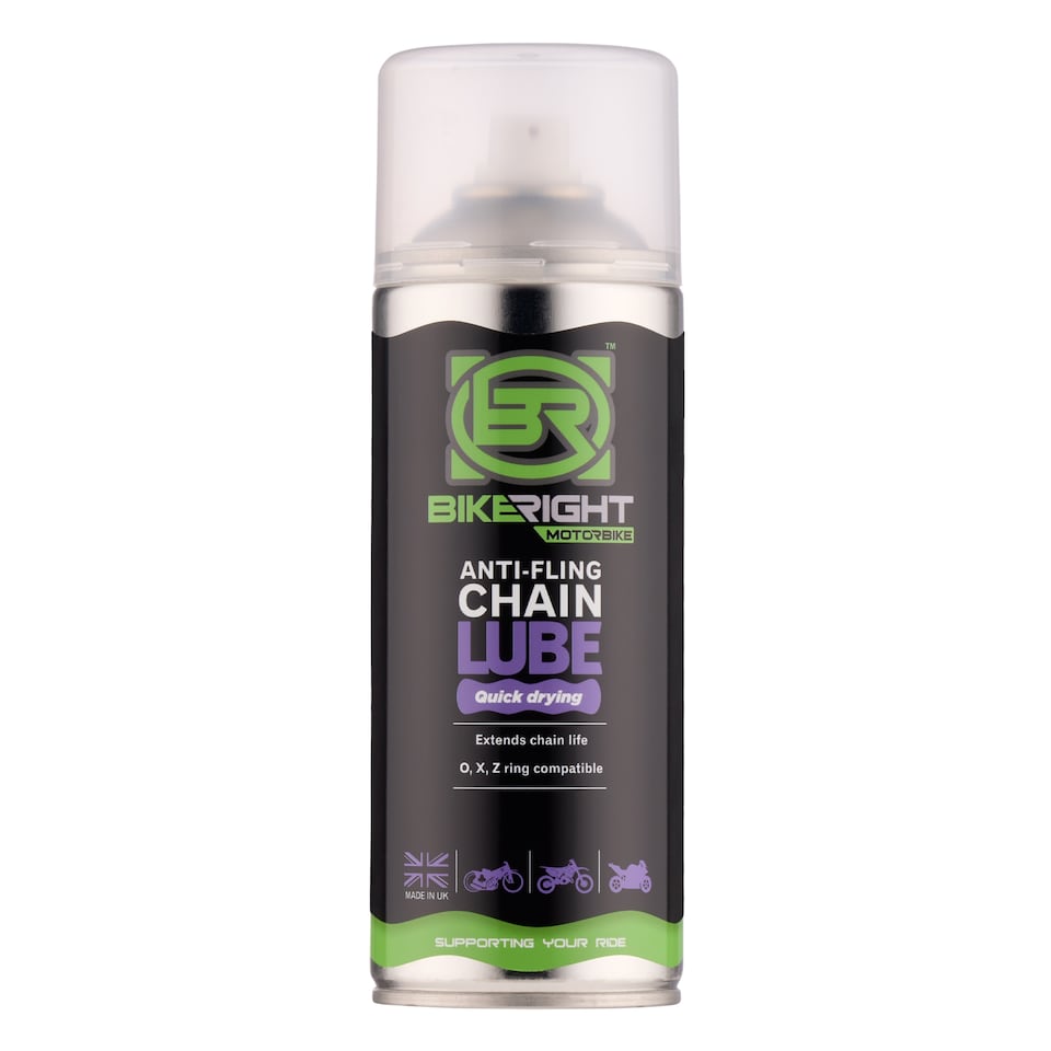 BikeRight Motorbike Anti-Fling Chain Lube 400ml