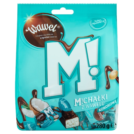 Wawel Michalki Chocolate Plus Coconut Candies 280G