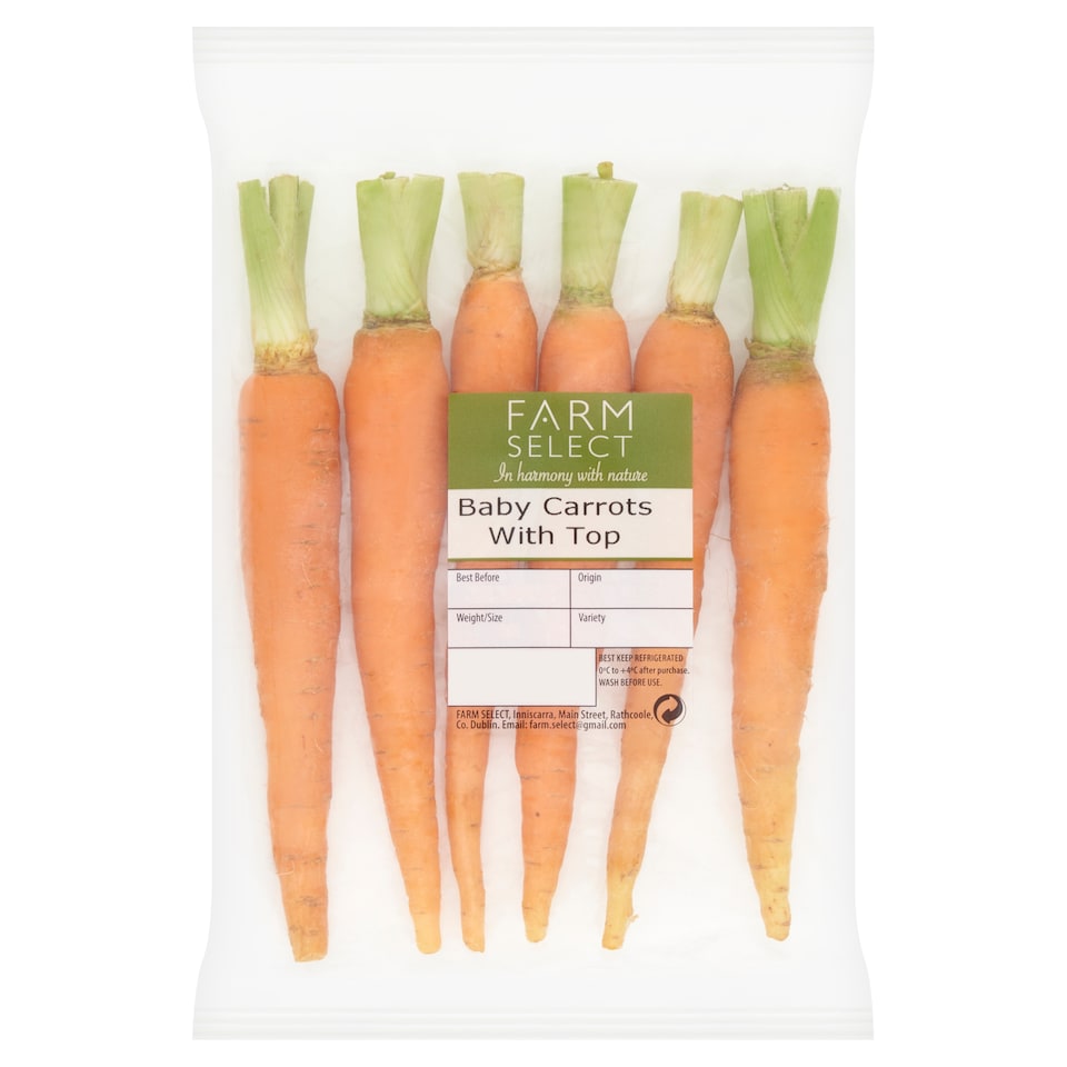 Farm Select Baby Carrots with Top 150g