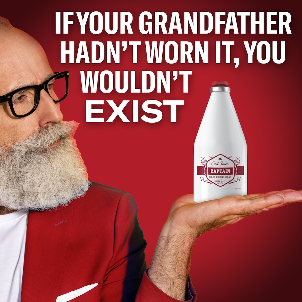 image 1 of Old Spice Captain Borotválkozás Utáni Arcszesz Férfiaknak, 100 ml