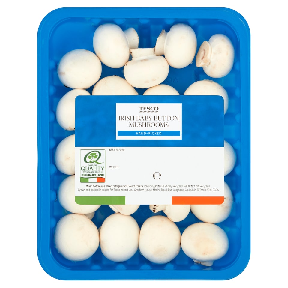 Tesco Baby Button Mushrooms 150G